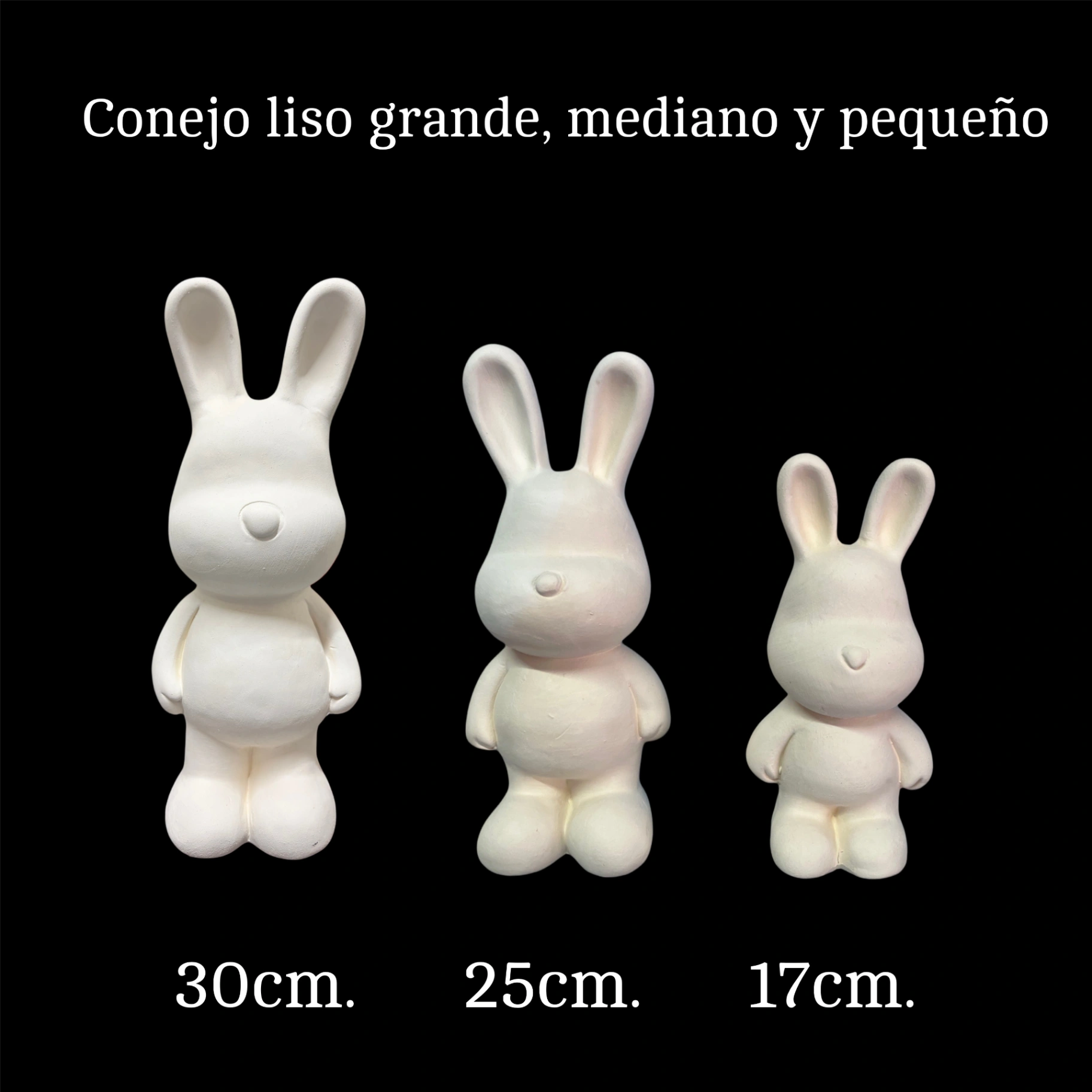 Conejo liso alcancía