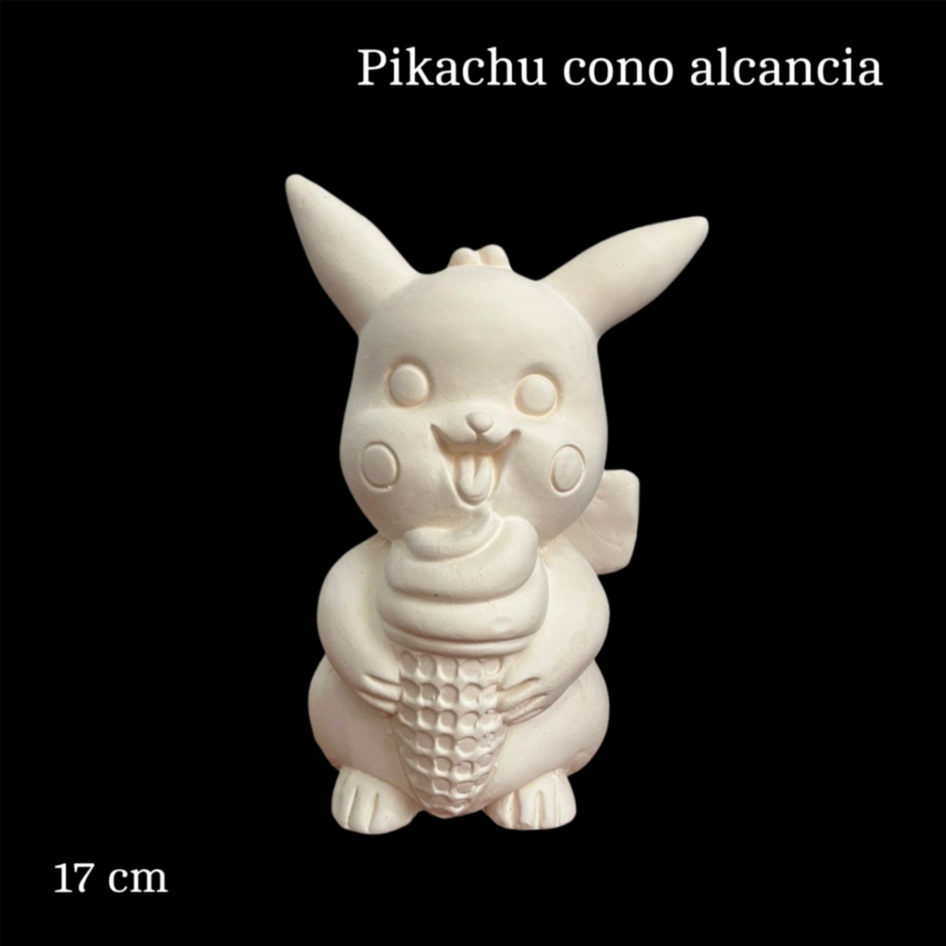 Pikachu cono alcancía