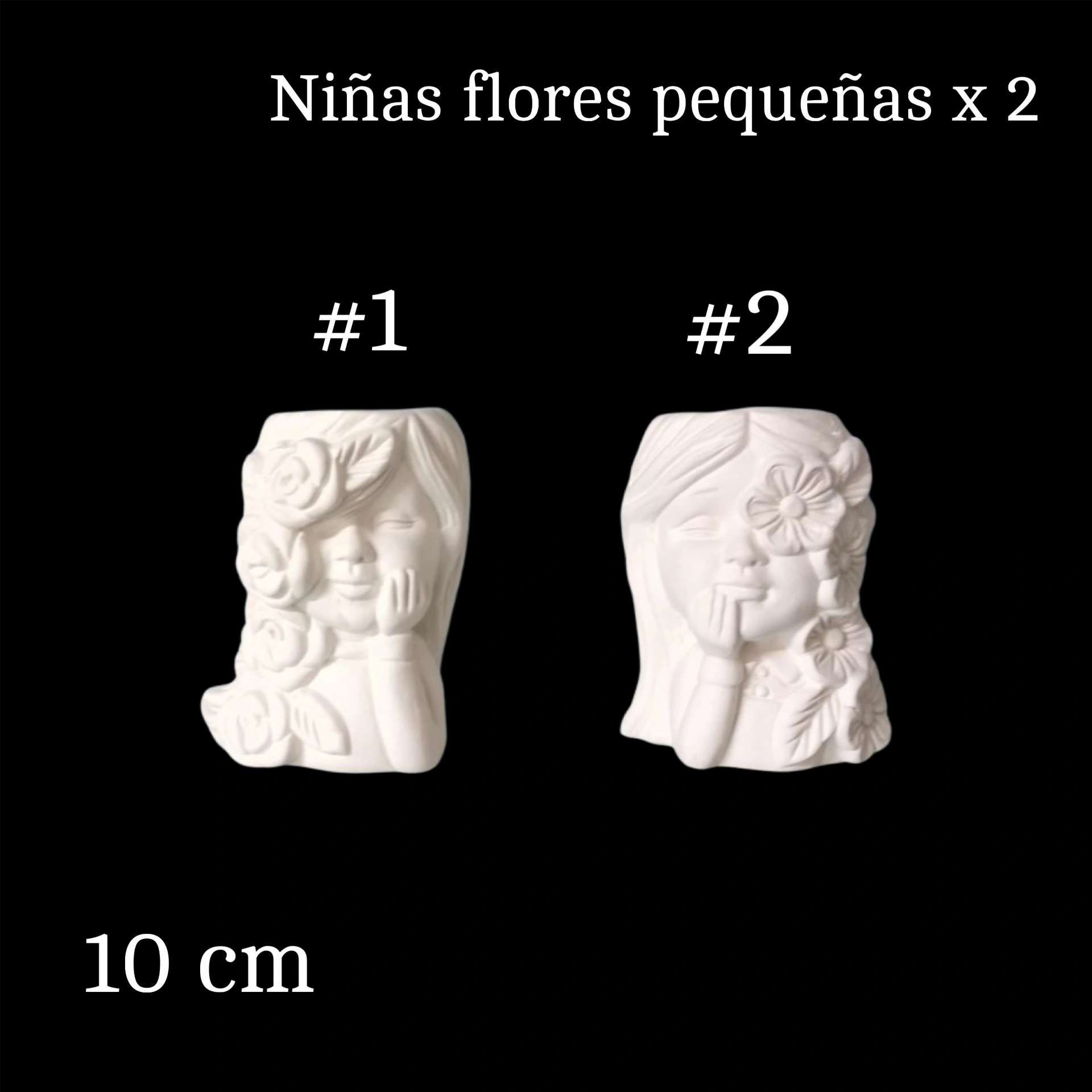 Niñas flor pequeñas x 2