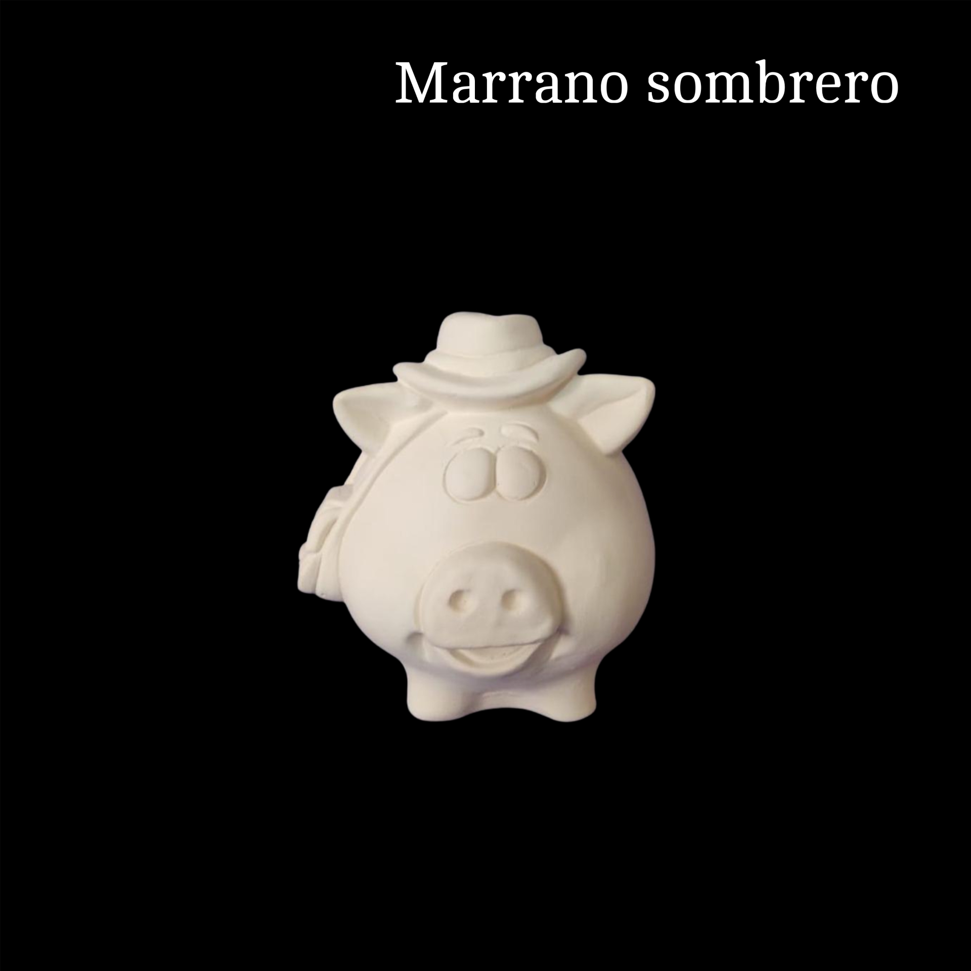 Marrano sombrero alcancía