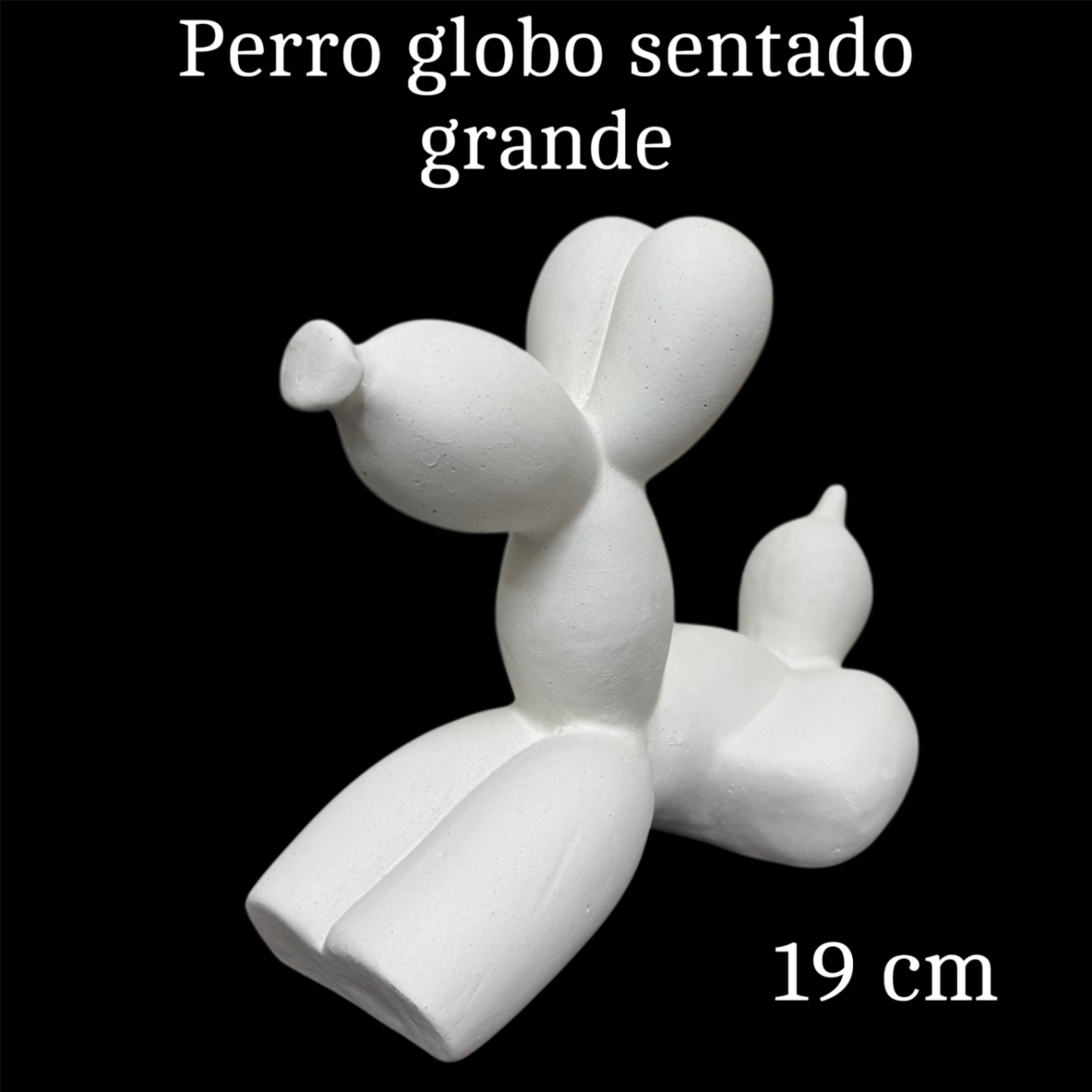 Perro globo sentado