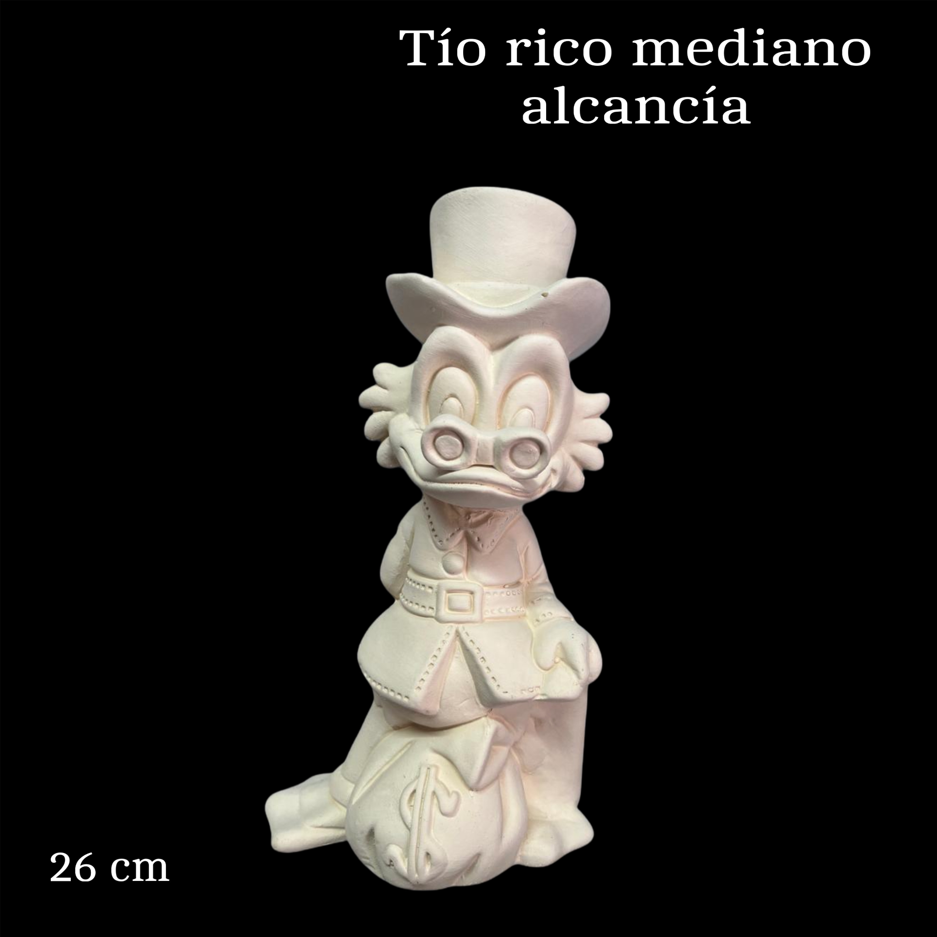 Tío rico mediano alcancía