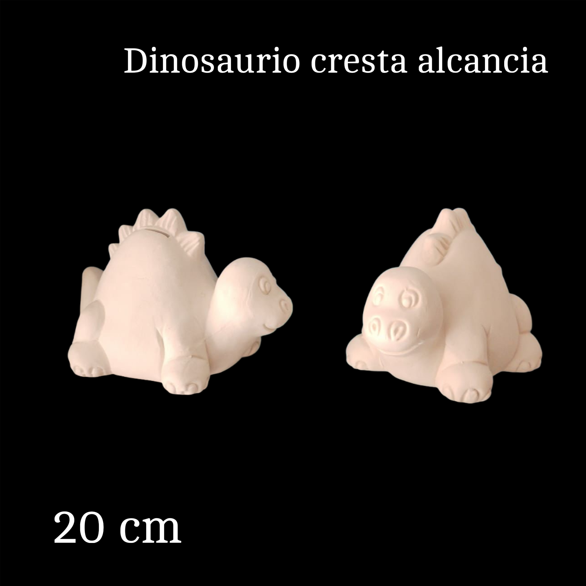 Dinosaurio cresta alcancía