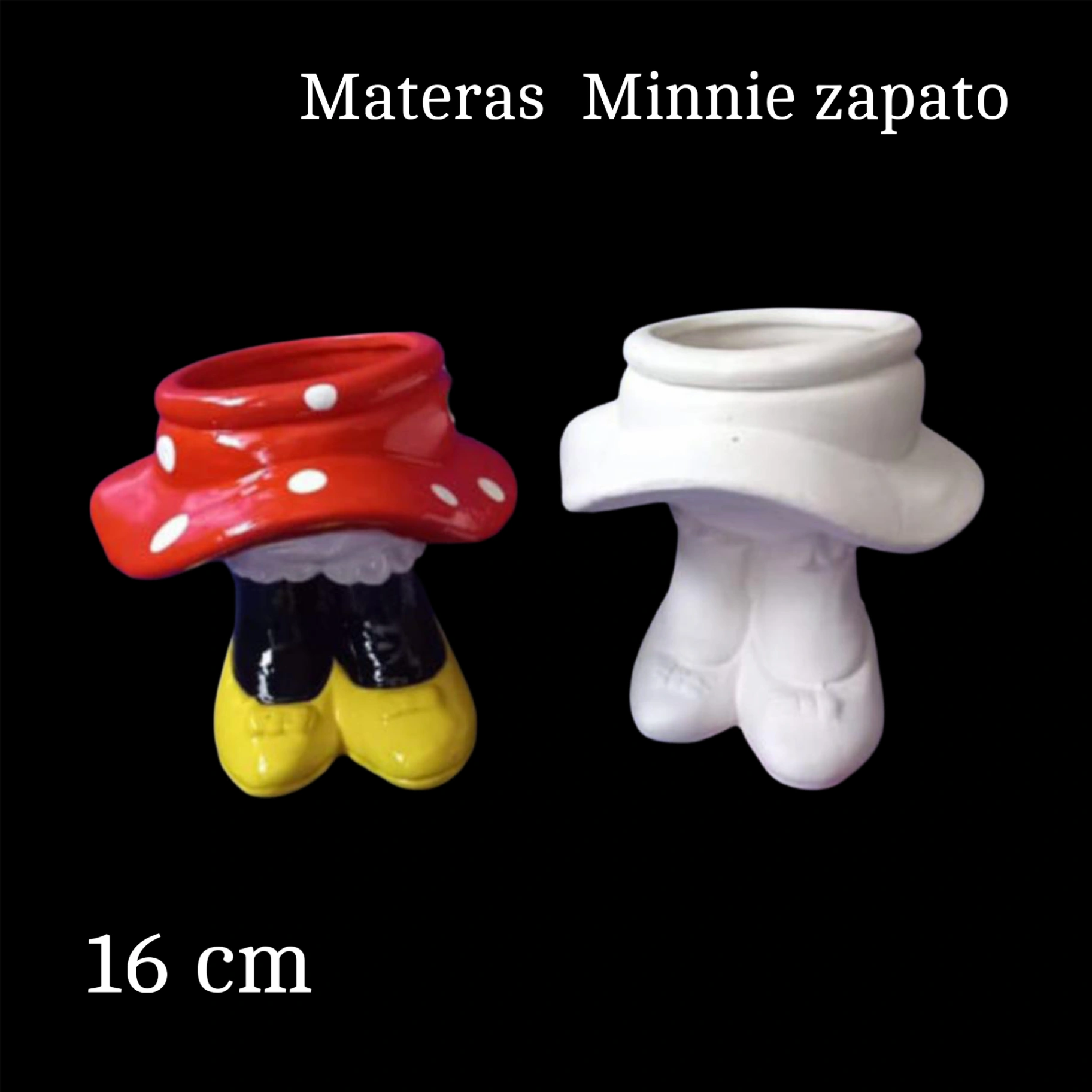 zapato minnie y mickey matera