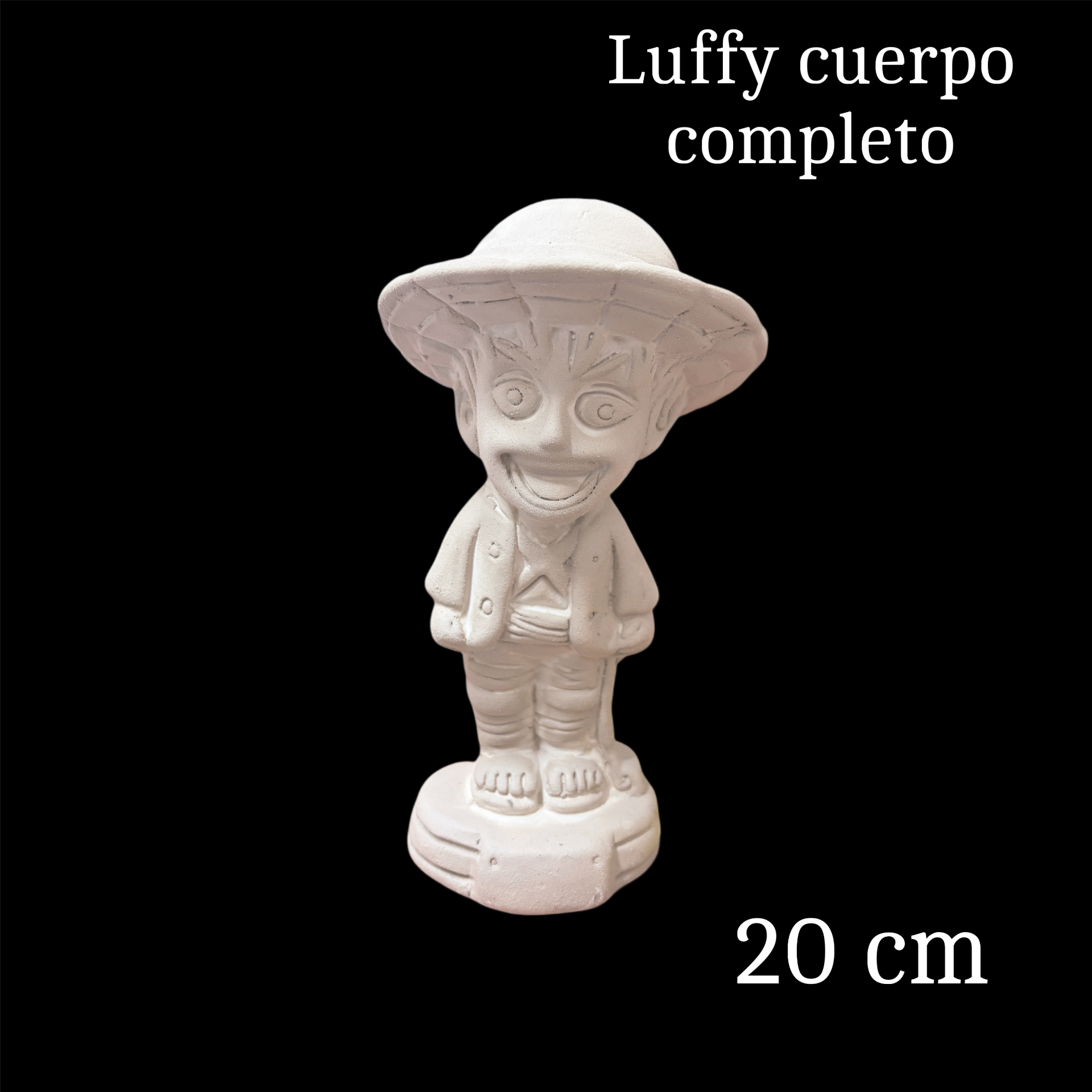 Luffy cuerpo completo alcancía