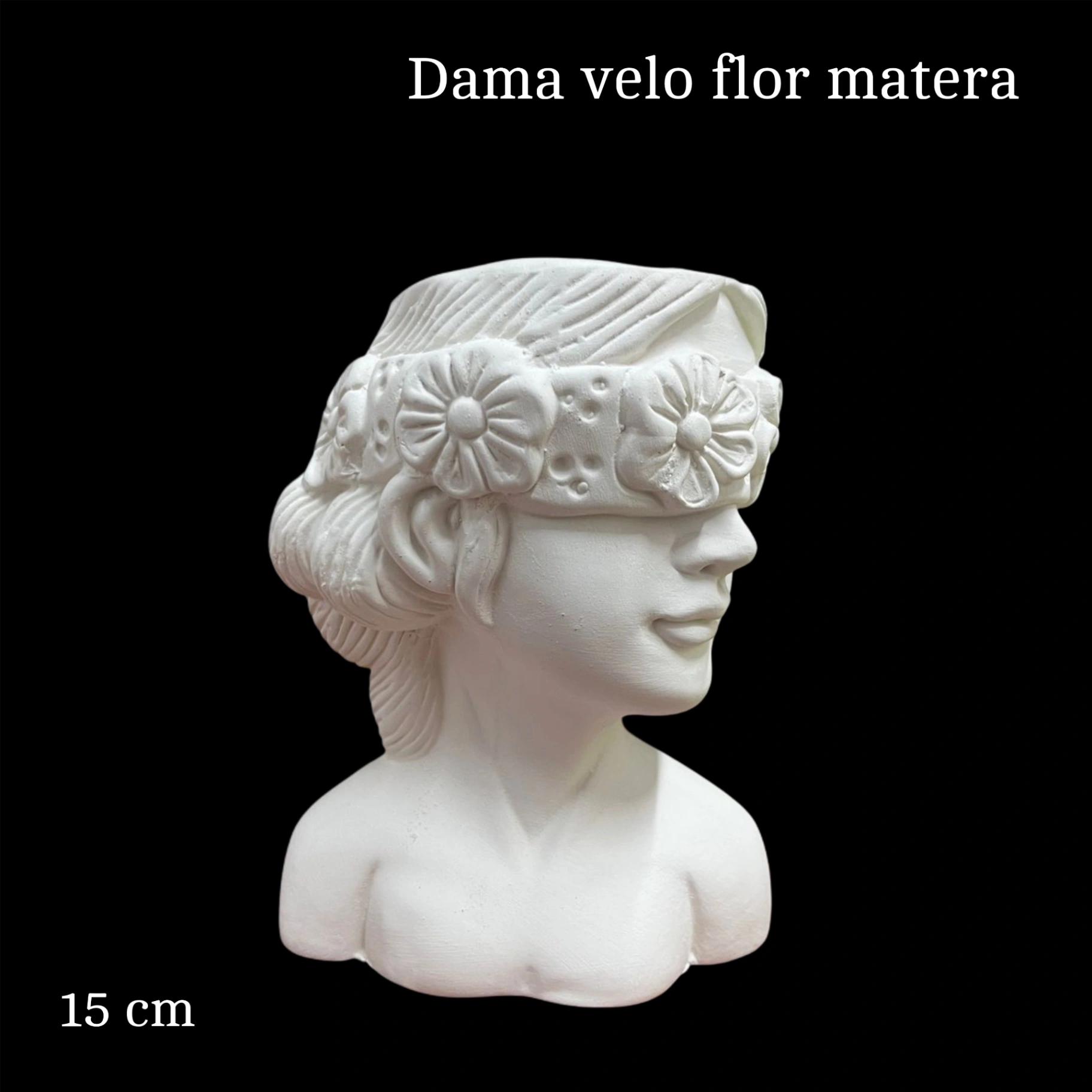 Dama velo flor matera