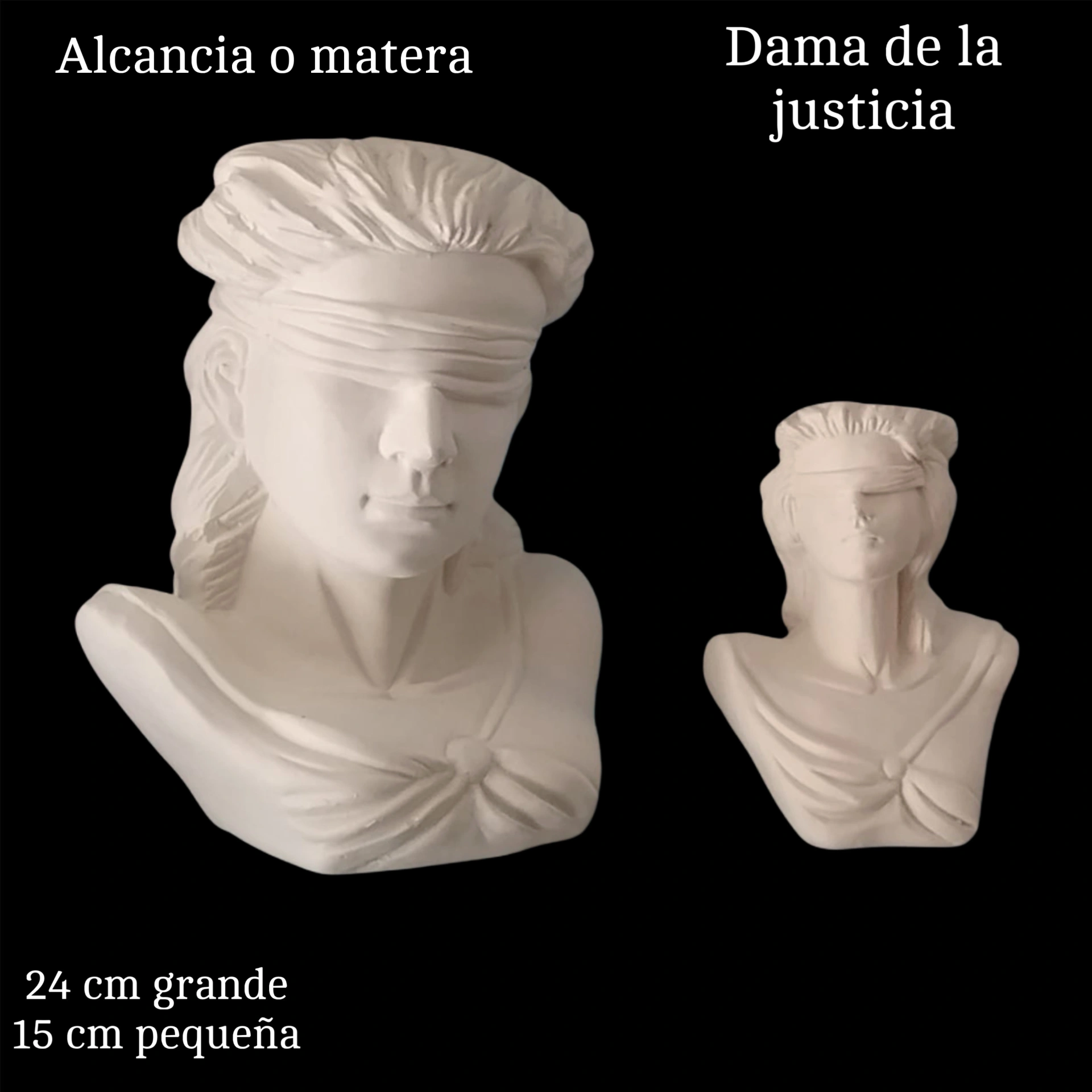 Dama justicia Grande o Pequeña
