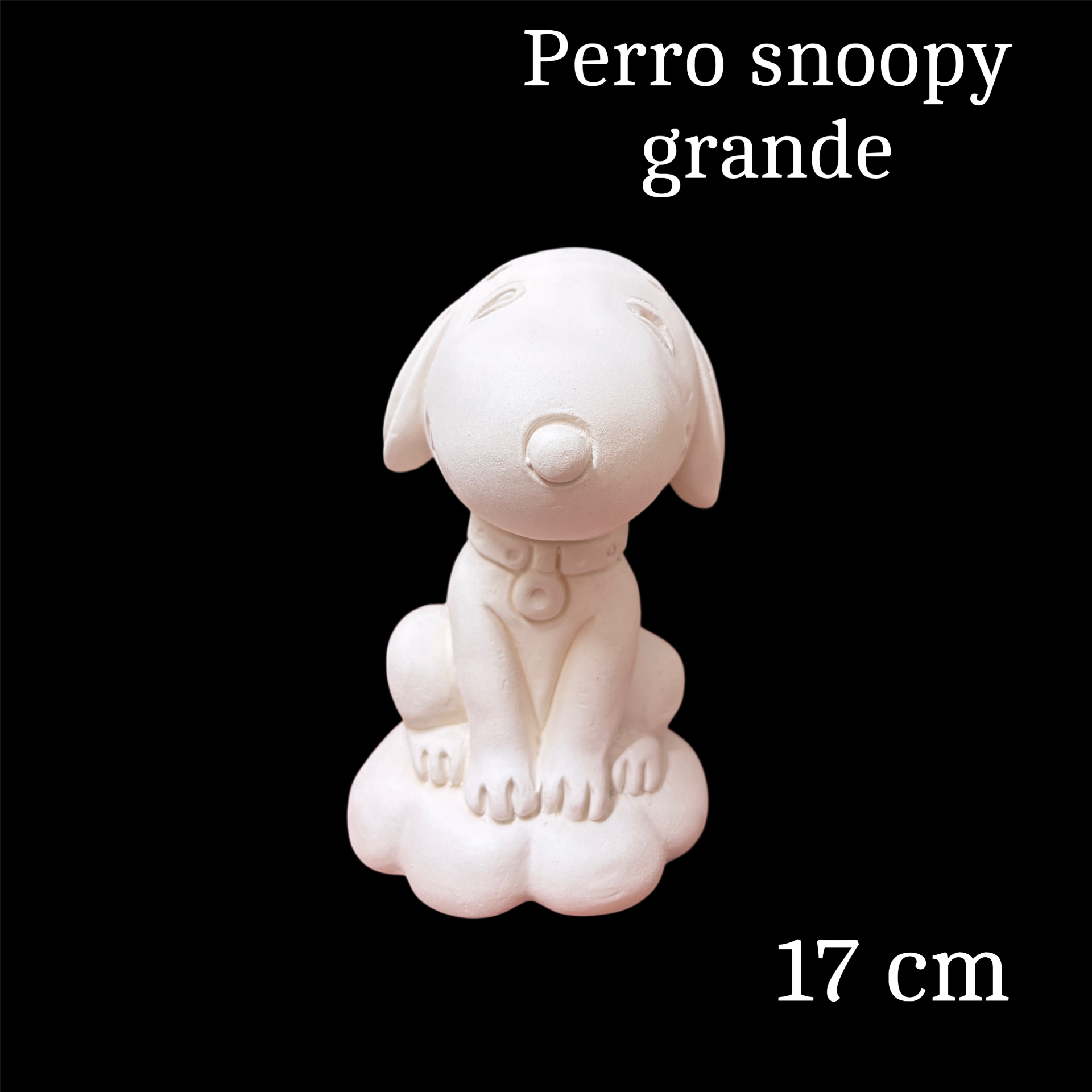 Perro snoopy grande alcancía