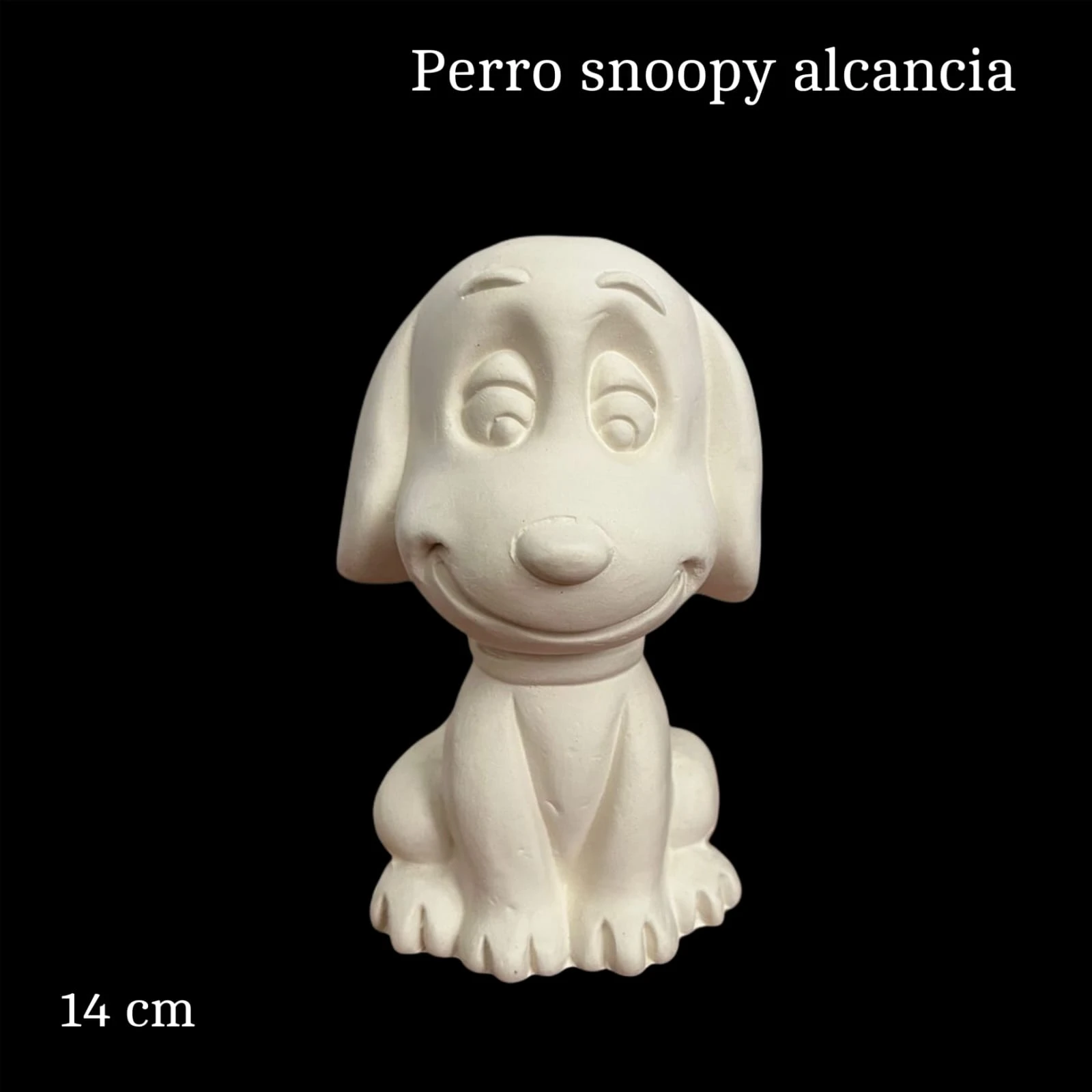 Perro snoopy pequeño alcancia