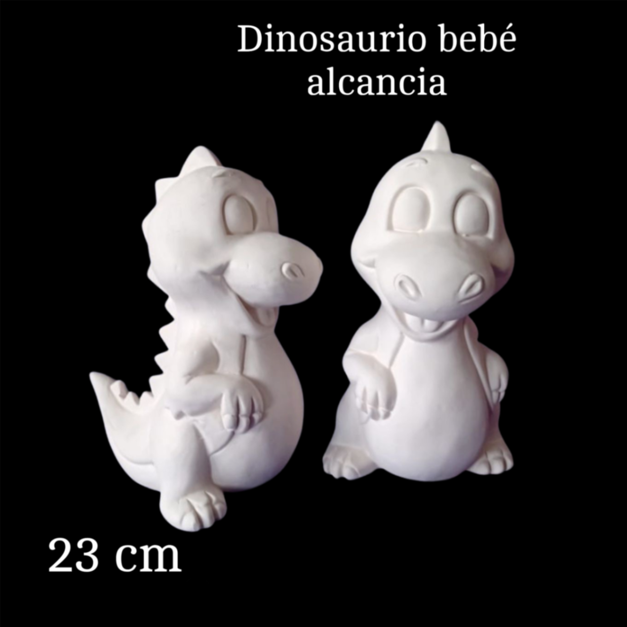Dinosaurio bebé alcancía