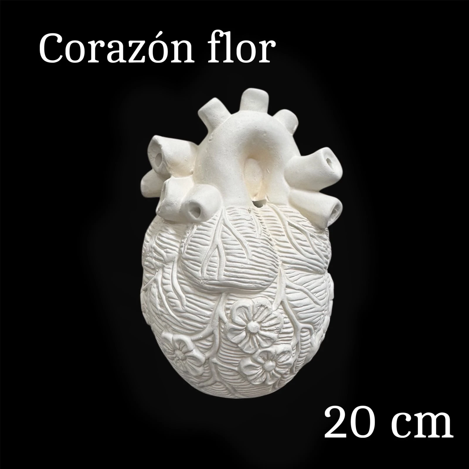 Corazon flor grande