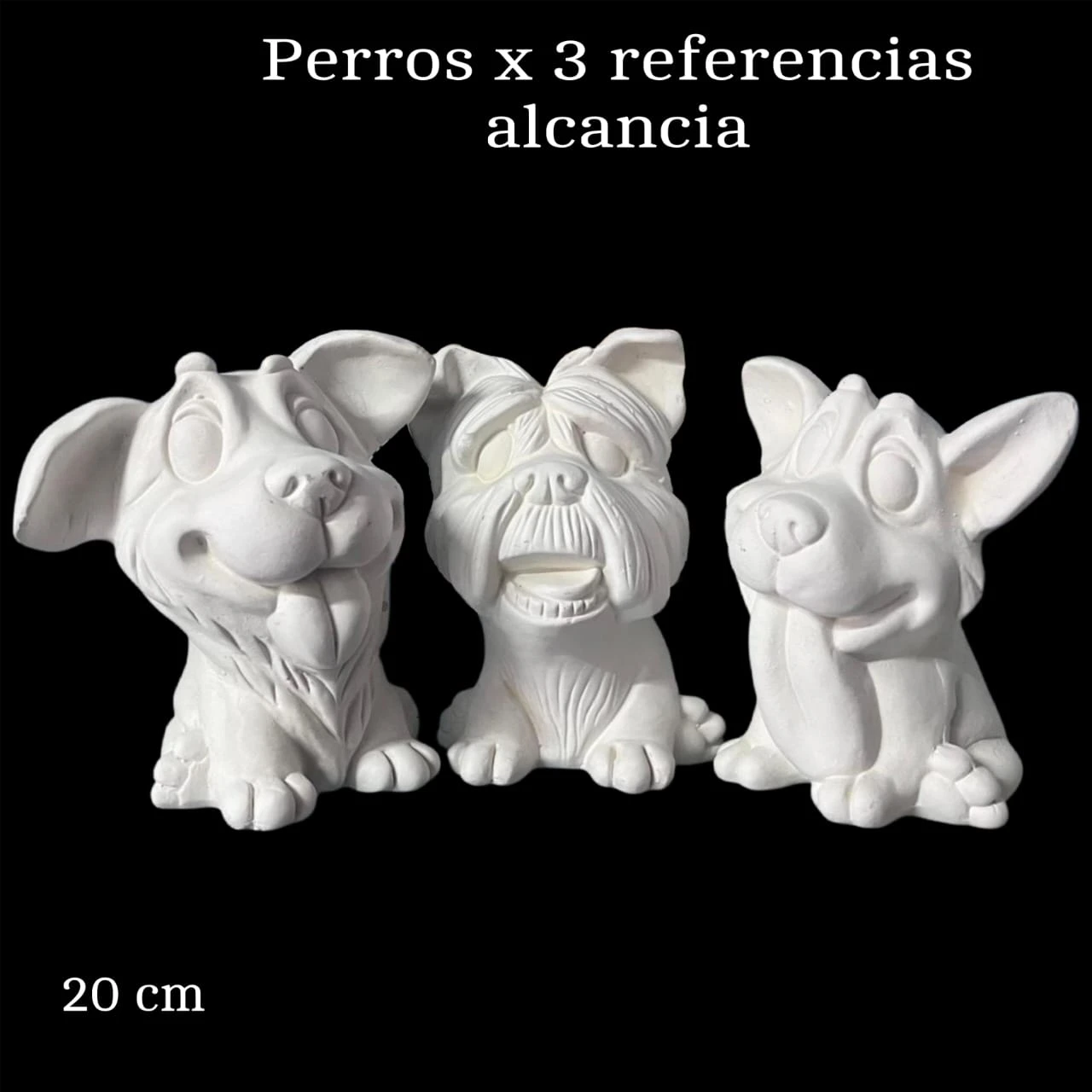 Perros x 3 alcancia