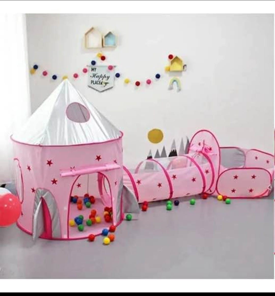 Carpa Castillo Tunel + 30 Pelotas