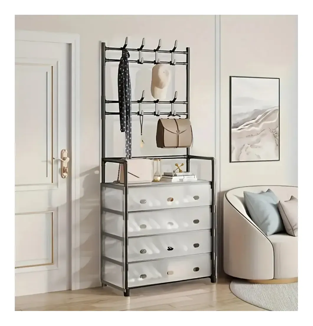Organizador Zapatero 5 Niveles Con Puerta Sencillo