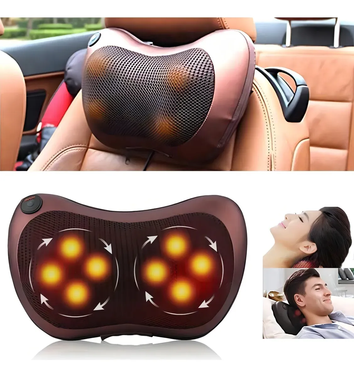 Almohada Masajeadora Para Cuello