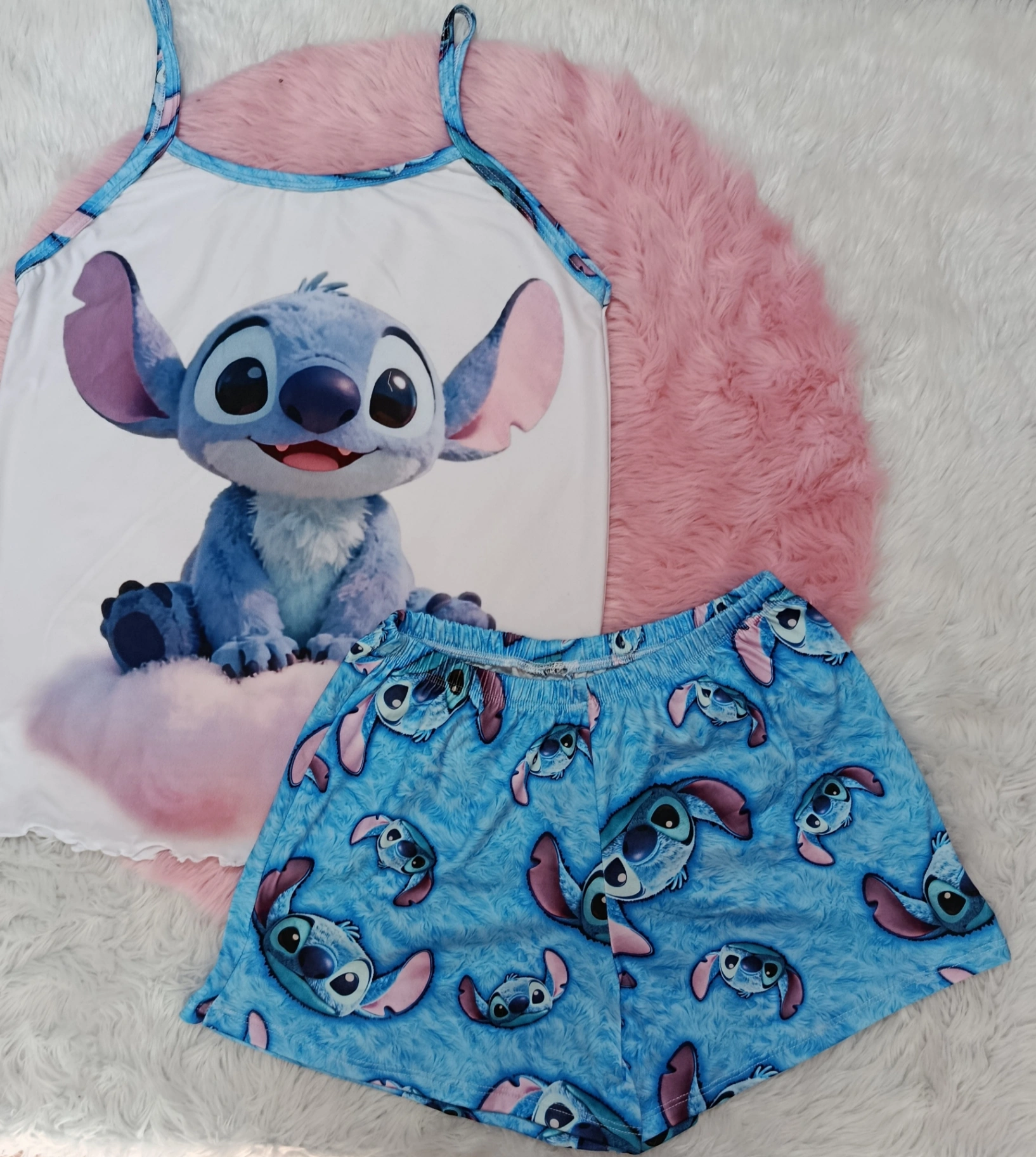 PIJAMA TIRA Y SHORT DAMA STICH