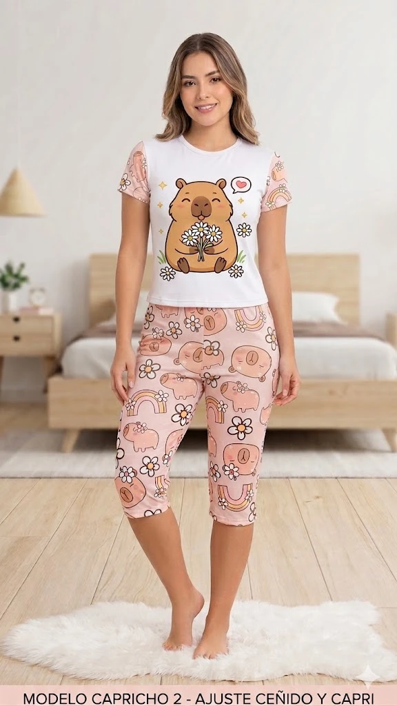 Capri dama camiseta capibaea