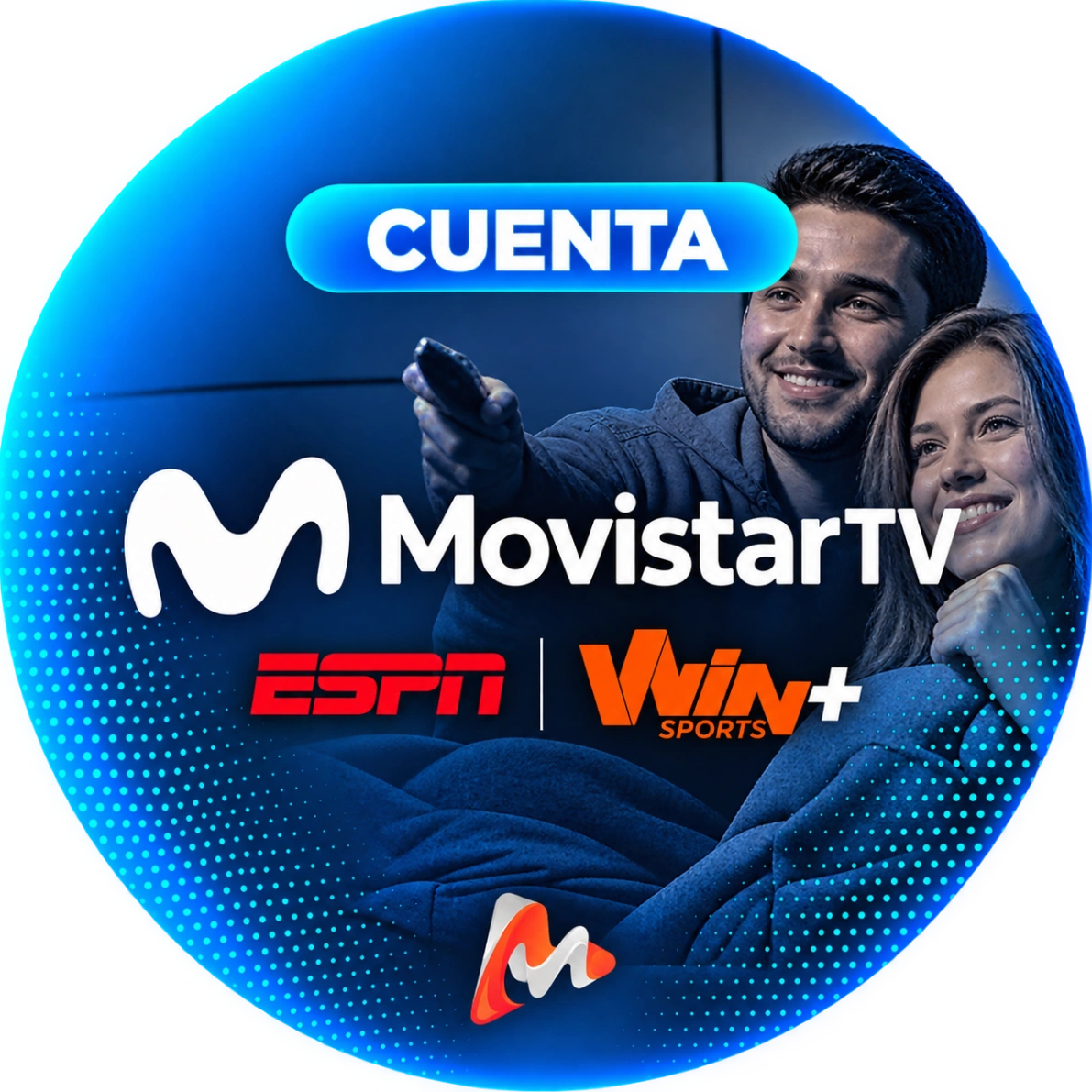 MovistarTV (ESPN+ y WIN+) 2 Pantallas