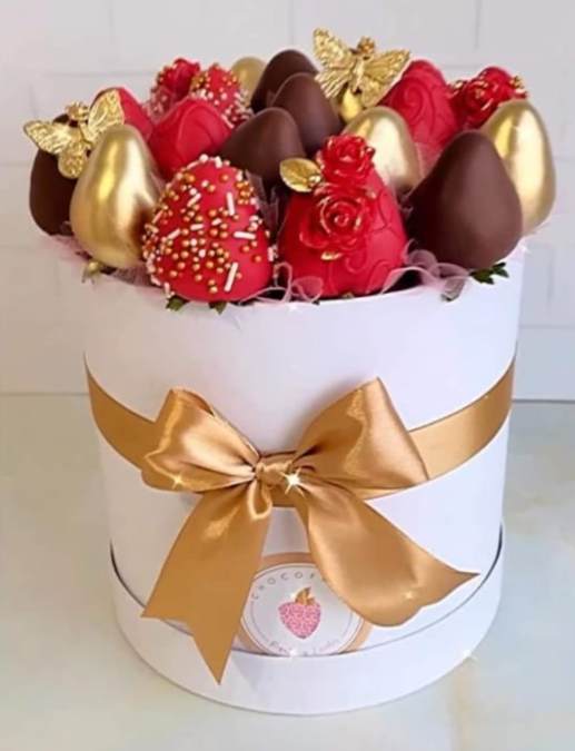 RAMOS DE FRESAS CON CHOCOLATE