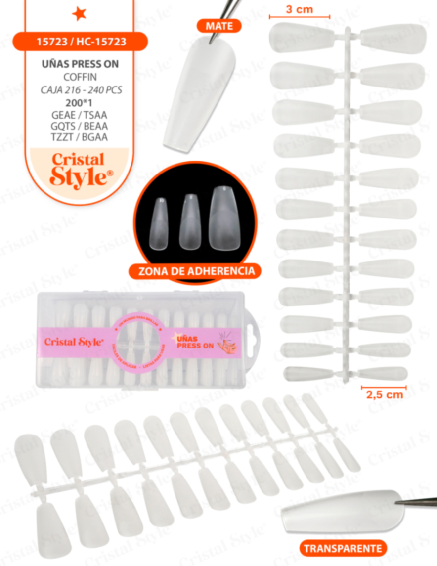 Press On Coffin Opaco