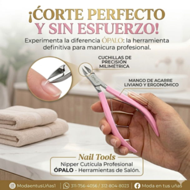 Corta Cutícula Rosa - Ópalo ✨