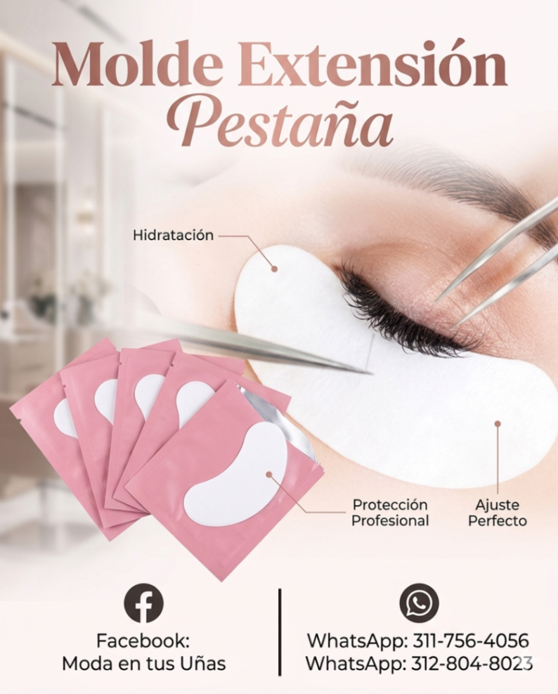 Parche Molde Pestañas x50