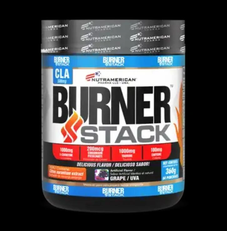 PRE ENTRENO BURNER STACK DE NUTRAMERICAN