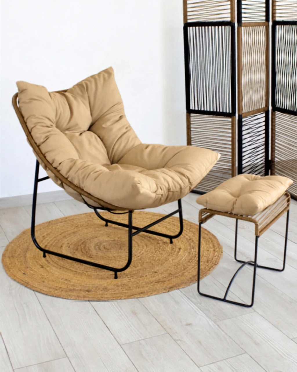Sillón Homero Arena con Apoya pies