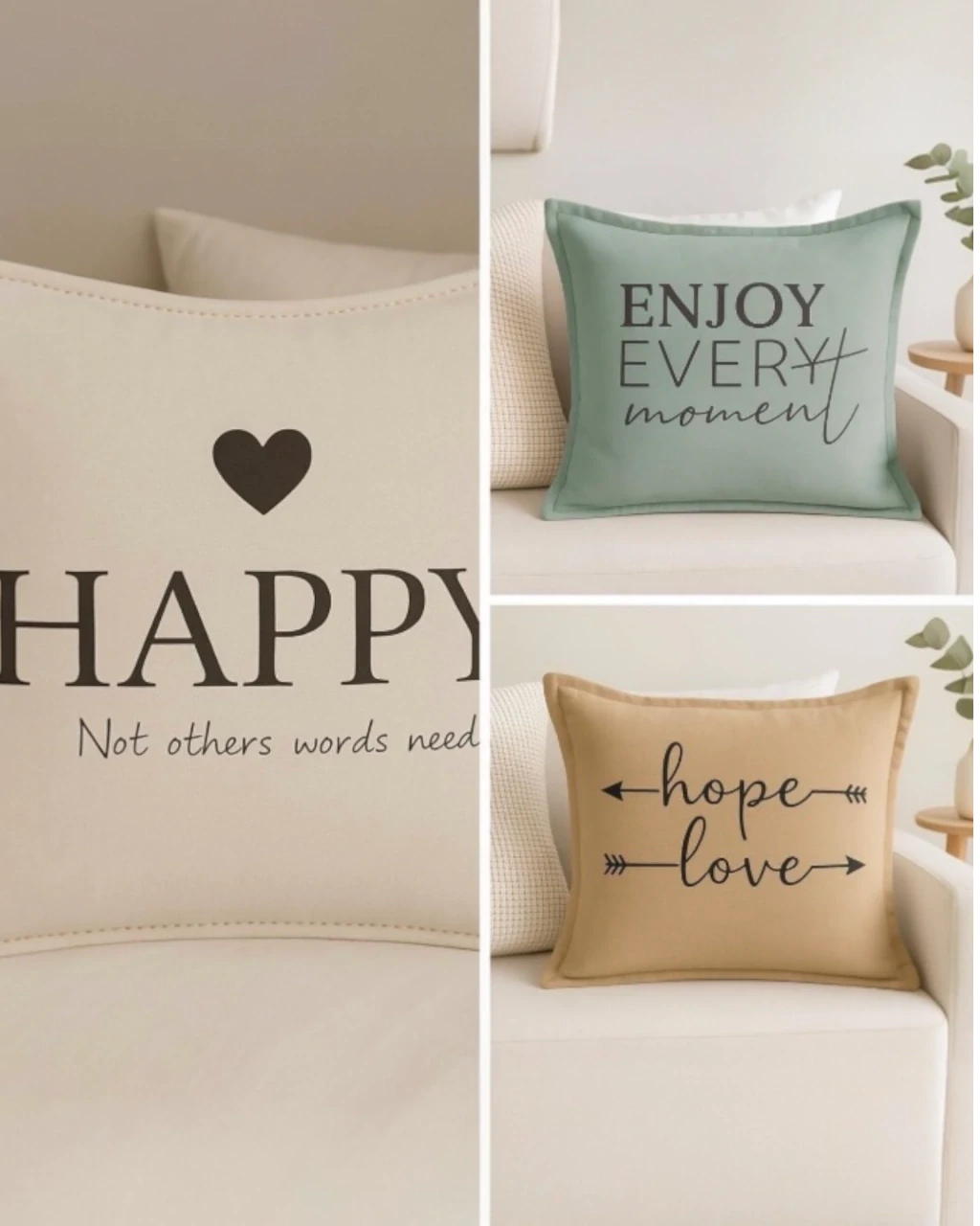 Almohadon Tusor estampado