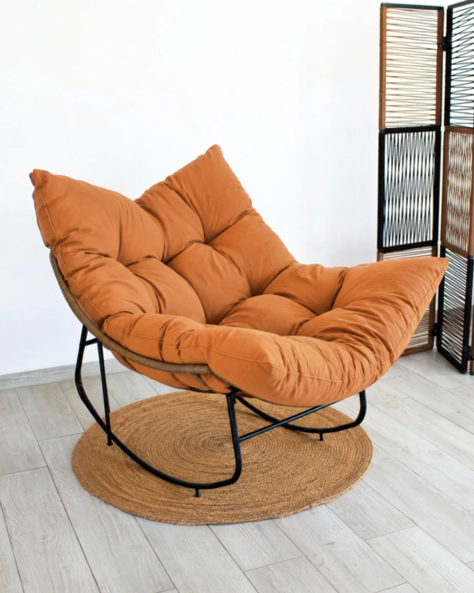 Sillon Mecedora Shoan (con almohadon Terracota)