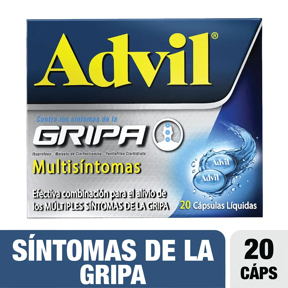 ADVIL GRIPA X 20 CAPS