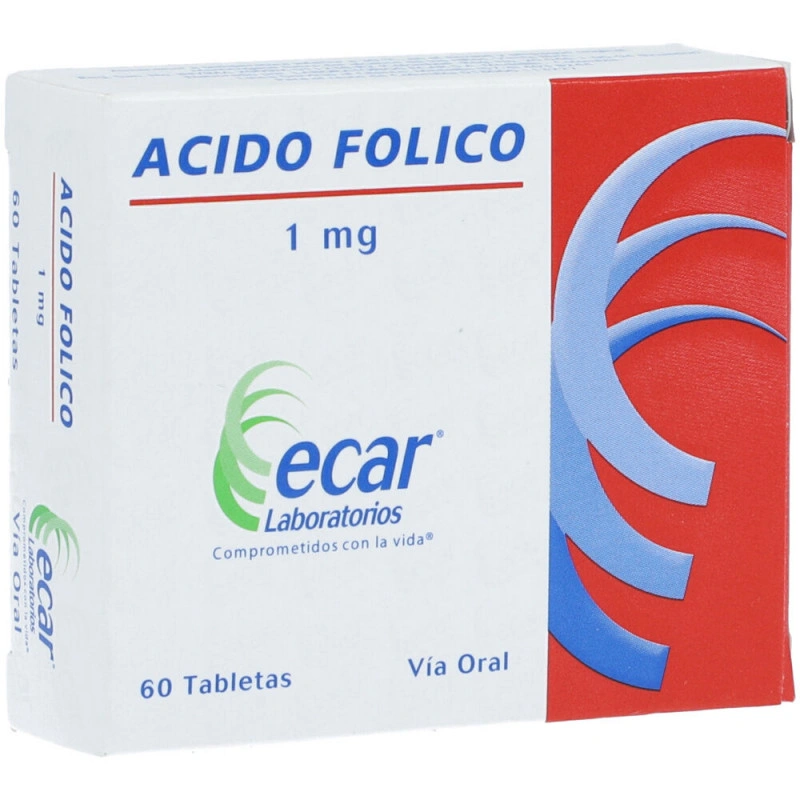 ACIDI FÓLICO X 60 TB ECAR