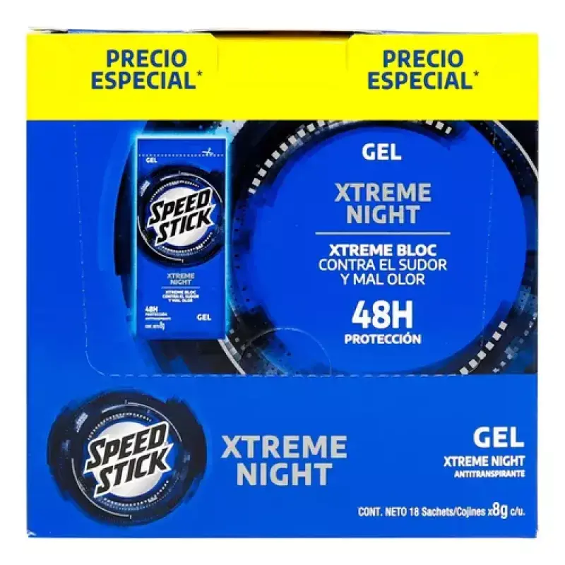 SPEED STICK GEL 48 H X 18 SACHETS