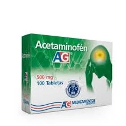 ACETAMINOFEN X 100 TAB AG