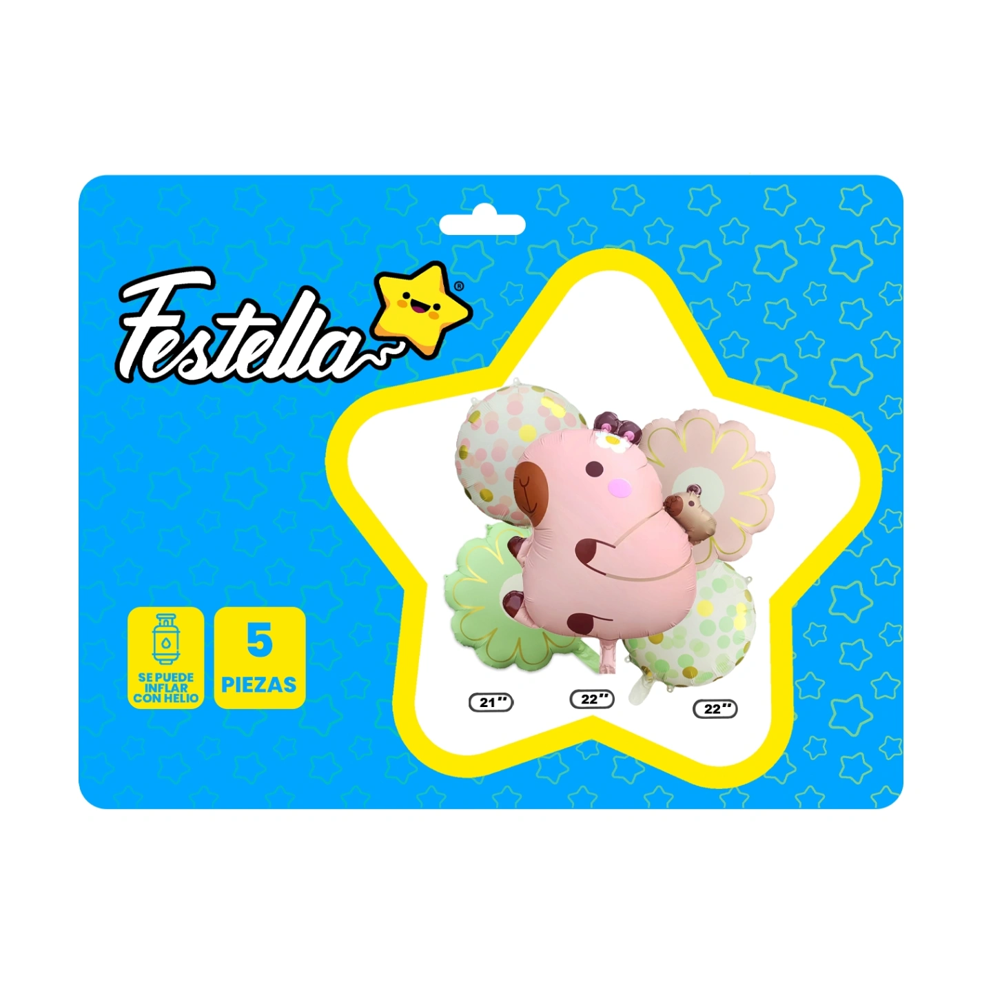 CS-14197 KIT GLOBO CAPIBARA X 5