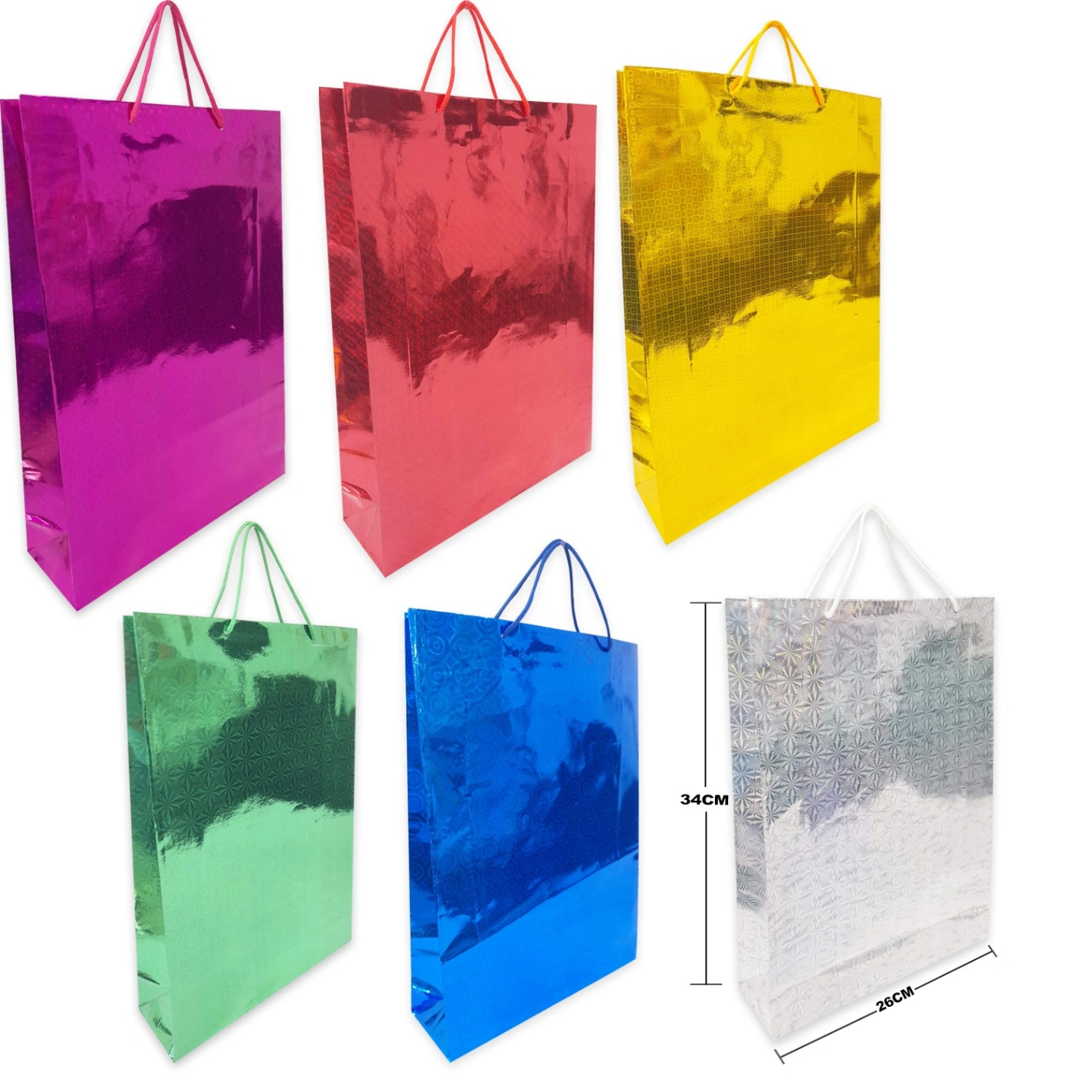 CS-1306 BOLSA REGALO HOL MEDIANA 26 x 34 x 8CM