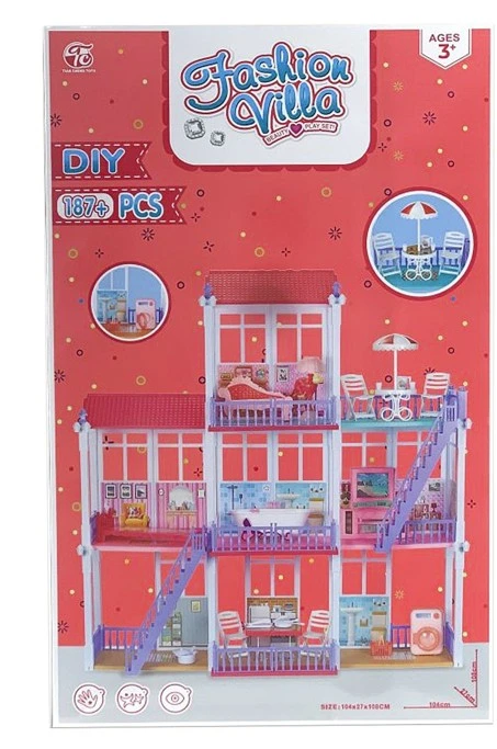 J-925A CASA DE MUÑECAS x187 PIEZAS