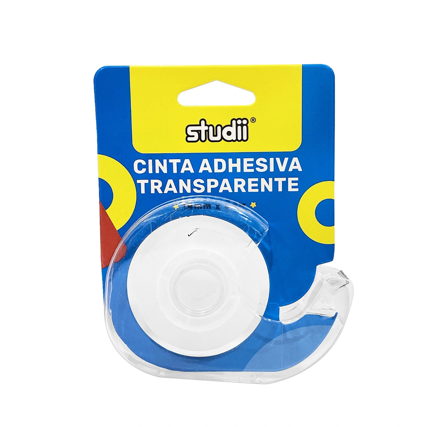 STD396 CINTA TRANSPARENTE CON BASE 33M*18MM