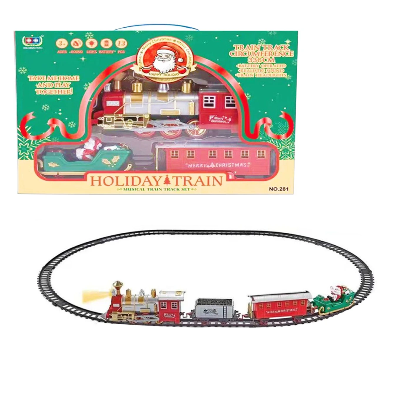 NA-281T TREN CON PISTA NAVIDEÑO