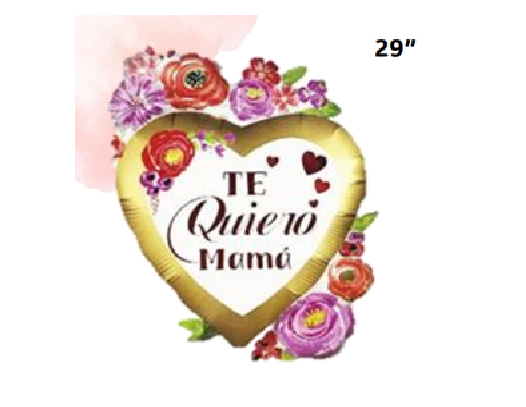 CS-9438 GLOBO CORAZON TE QUIERO MAMA