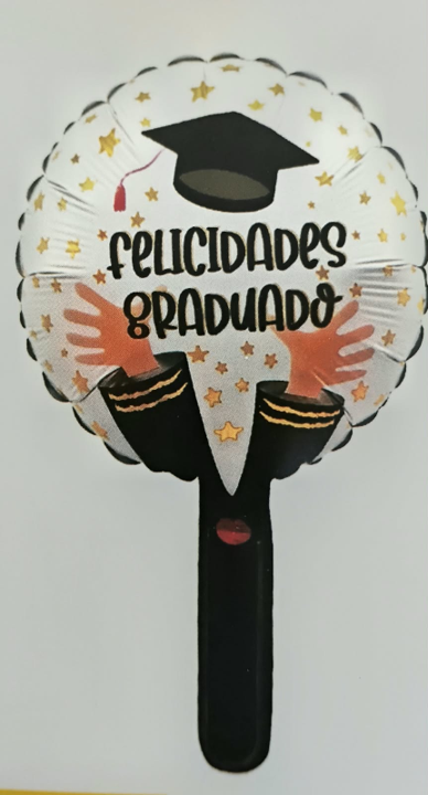 CS-8169 GLOBO FELICIDADES GRADUADO 10"