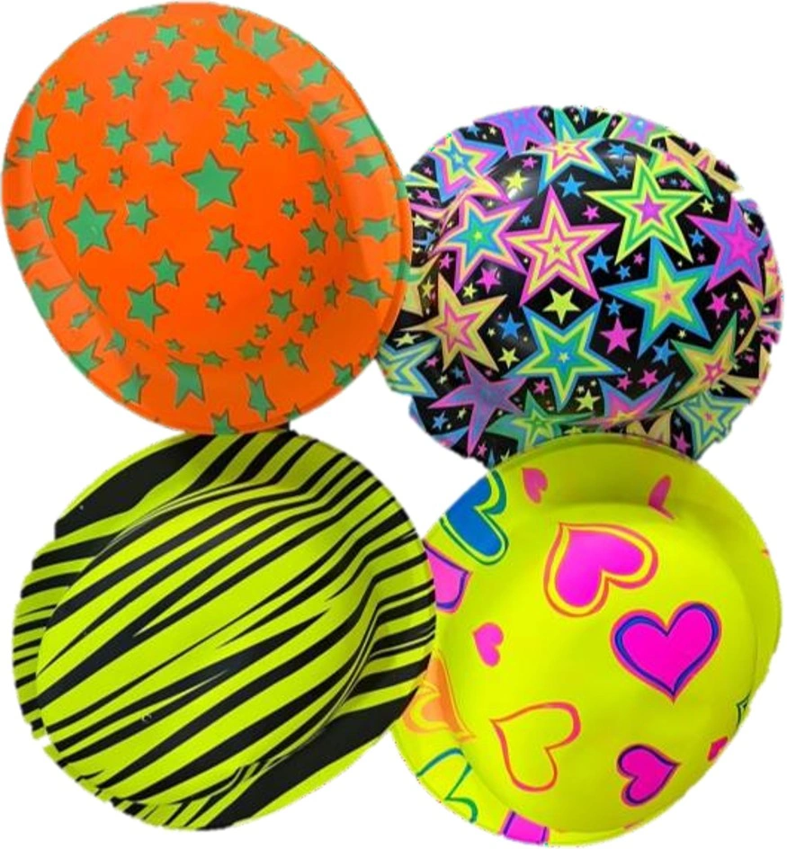 PI672 SOMBRERO NEON ESTAMPADO PAQUETE X12
