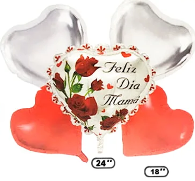 CS-12261 KIT GLOBO FELIZ DIA MAMA X 6