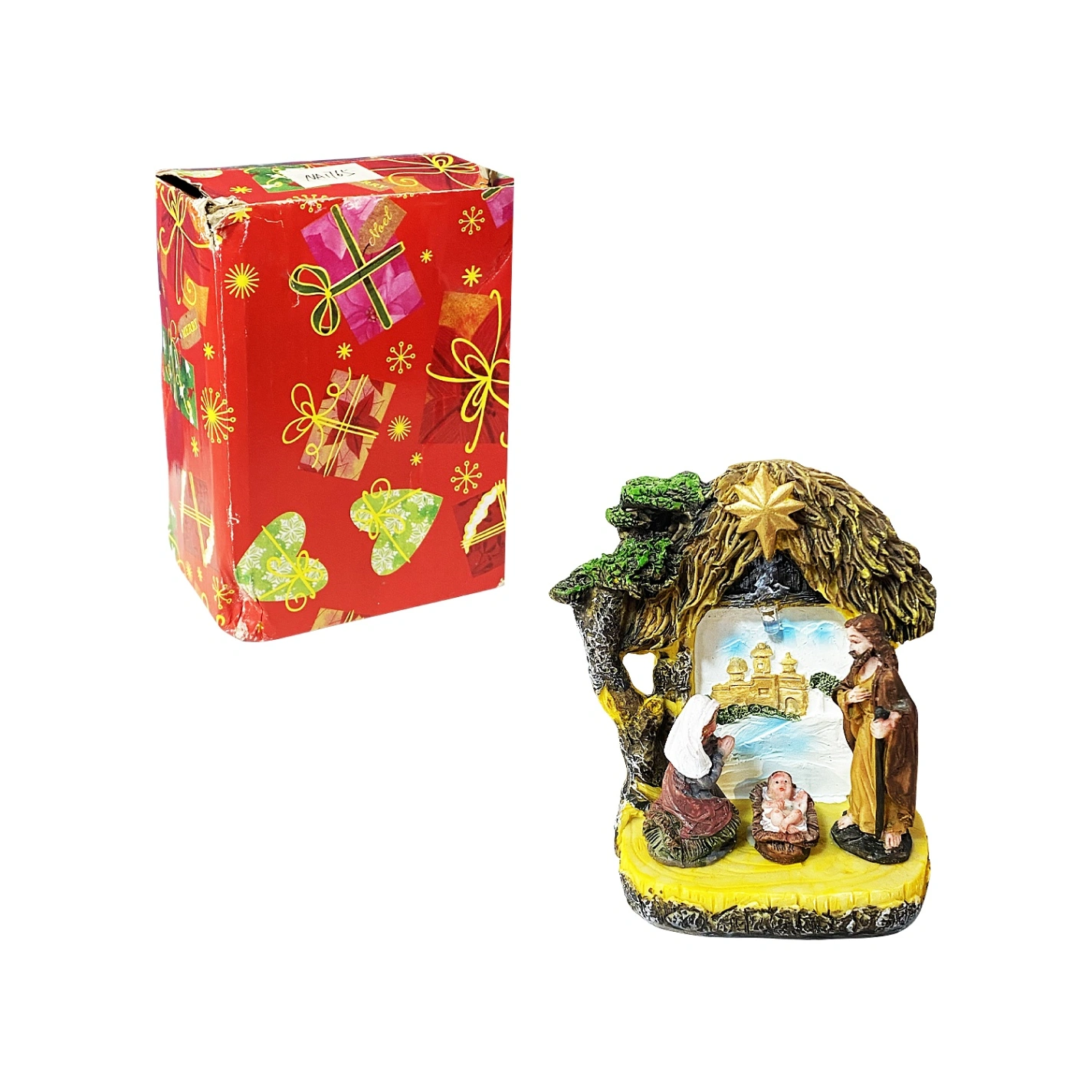 NA-NA1765 ADORNO PESEBRE NAVIDEÑO LUZ MULTICOLOR