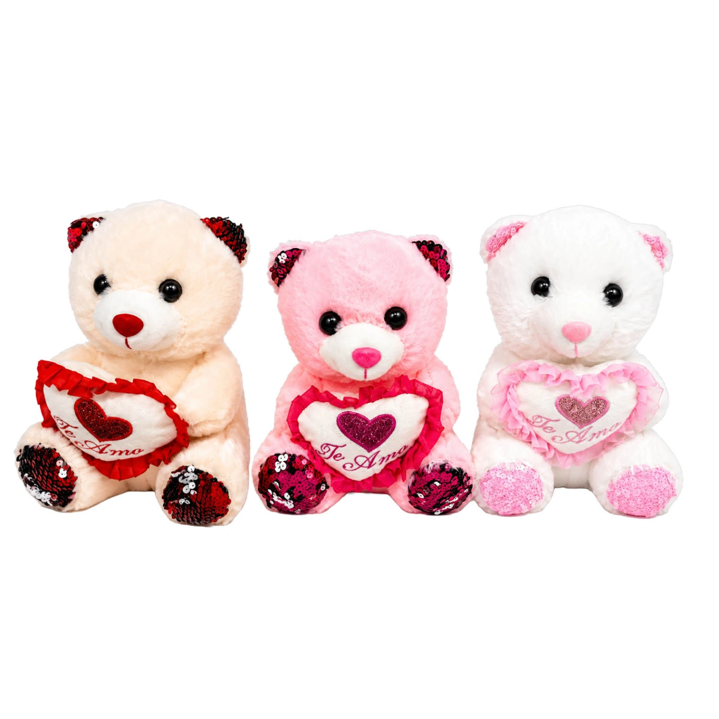 CS-14386 PELUCHE OSO CORAZON 22 CM