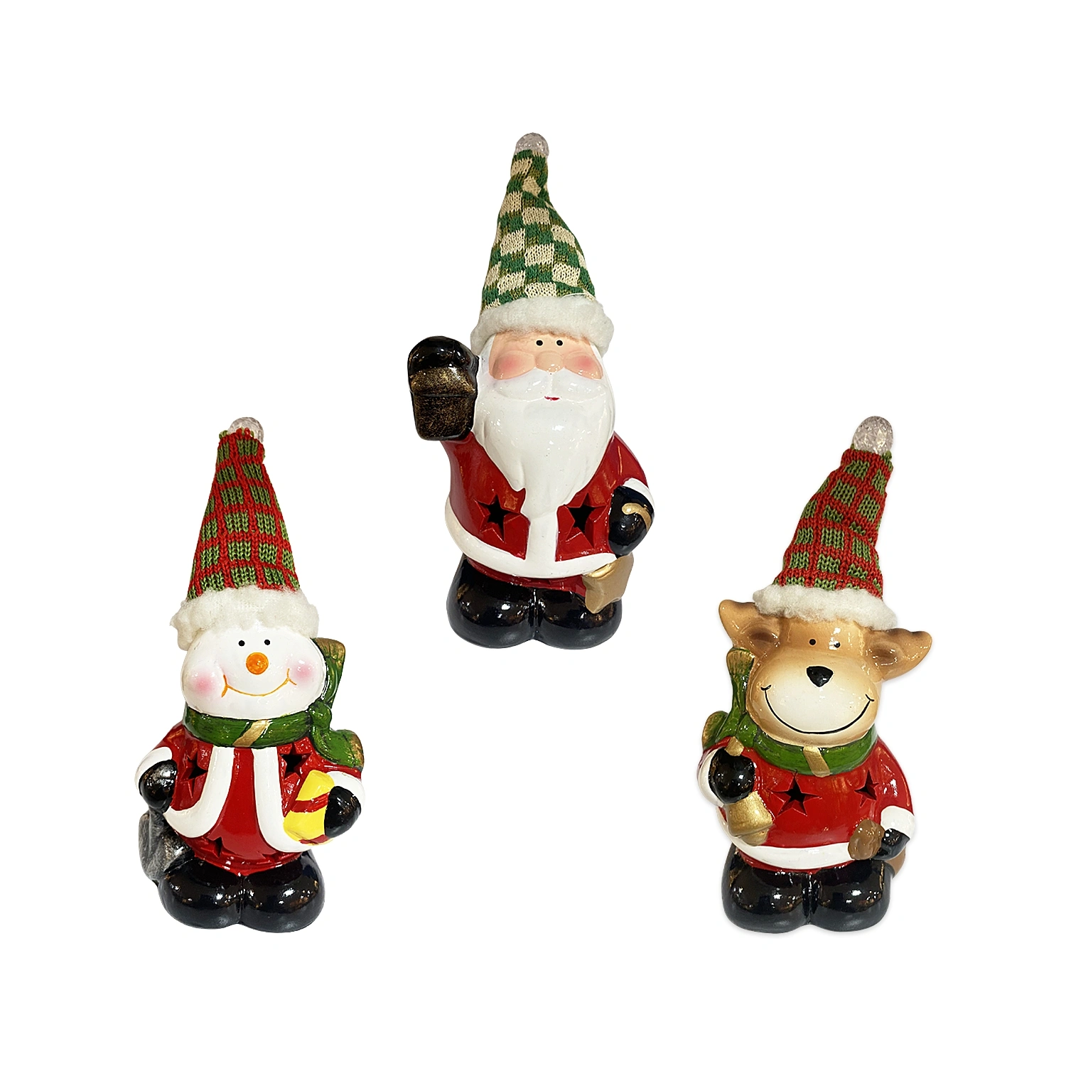 NA-NA 1783 ADORNO MUÑECO NAVIDEÑO LUZ MULTICOLOR