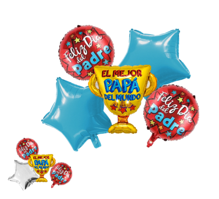 CS-10202 KIT GLOBO COPA PAPA X 5 UND