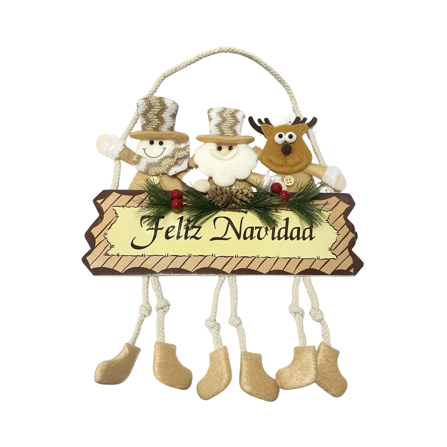NA-NA981 COLGANTE MUÑECOS NAVIDEÑOS