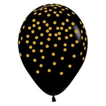 20009358 INF CONFETTI DORADO M NEGRO X50