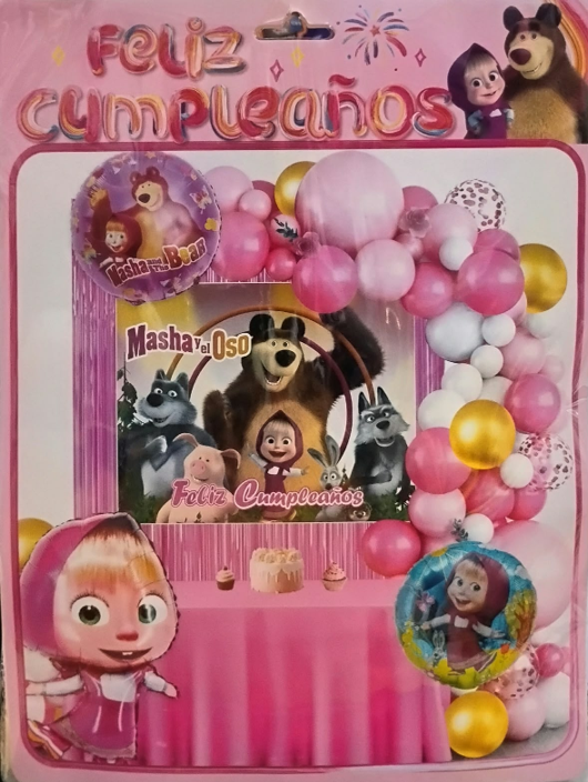 PI-340-3 KIT COMPLETO MASHA Y EL OSO